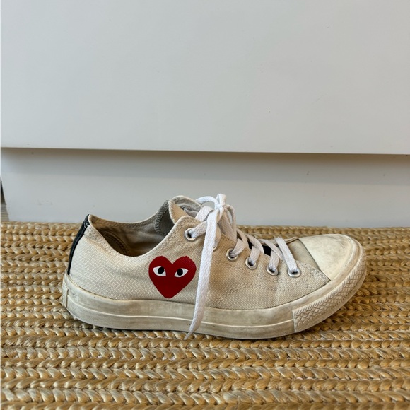 Commes des Garçon x Converse Chuck Taylor Lowtops Women’s 9, Men’s 7 - Picture 3 of 7